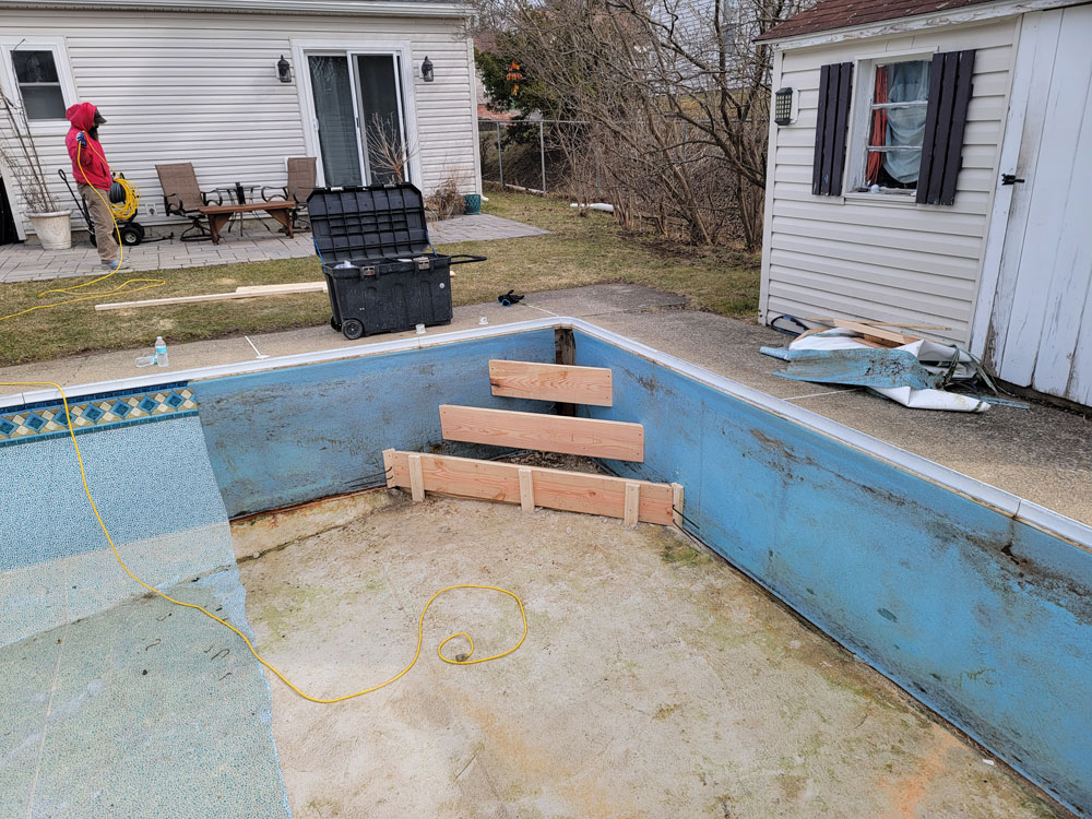 Pool Renovation & Stair Replacement